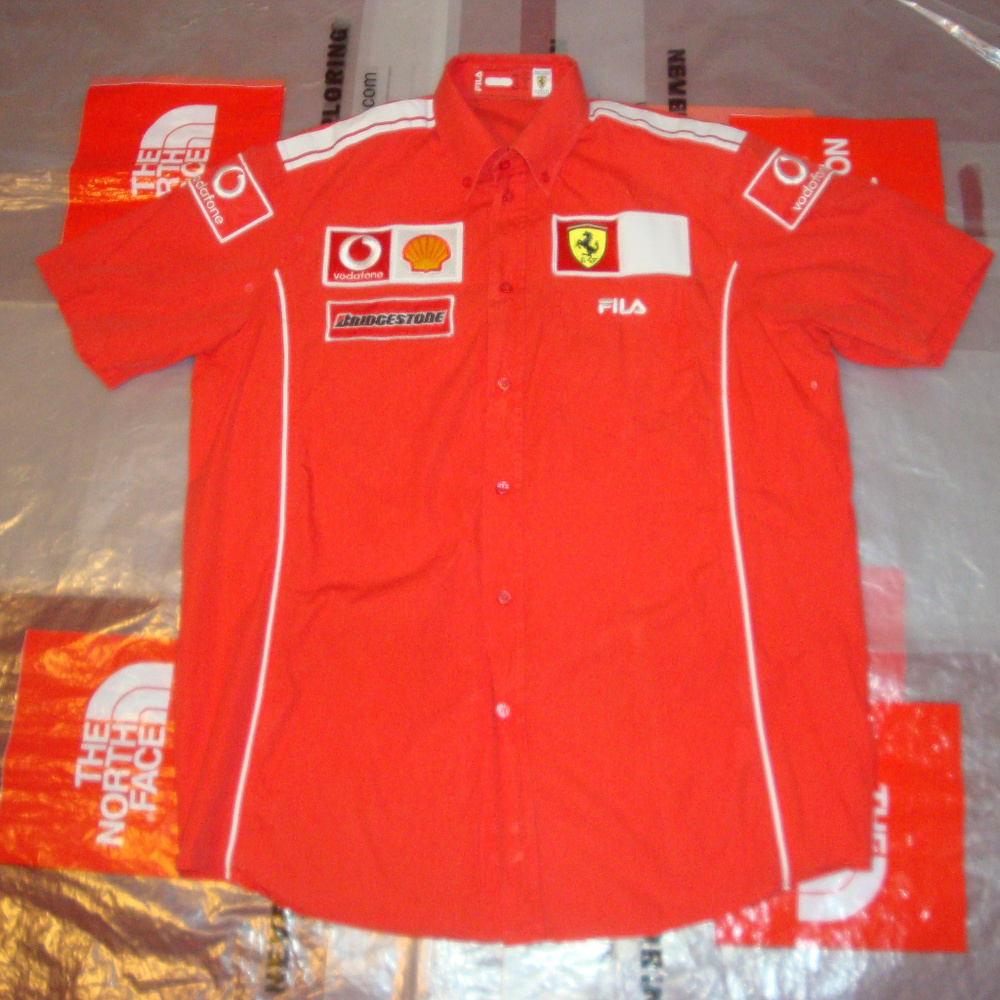 Scuderia Ferrari FILA Schumacher Crew Shirt Large